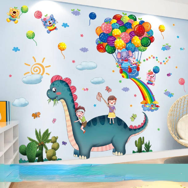 DOITOOL Ocean Scenery Wall Decal - Easy Apply PVC Sea Landscape Sticker For Walls